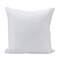 Contemporary Home Living 16" Solid White Square Soft Throw Pillow